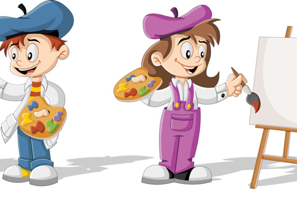 Bigstock cartoon children painting blan 93231788(1)