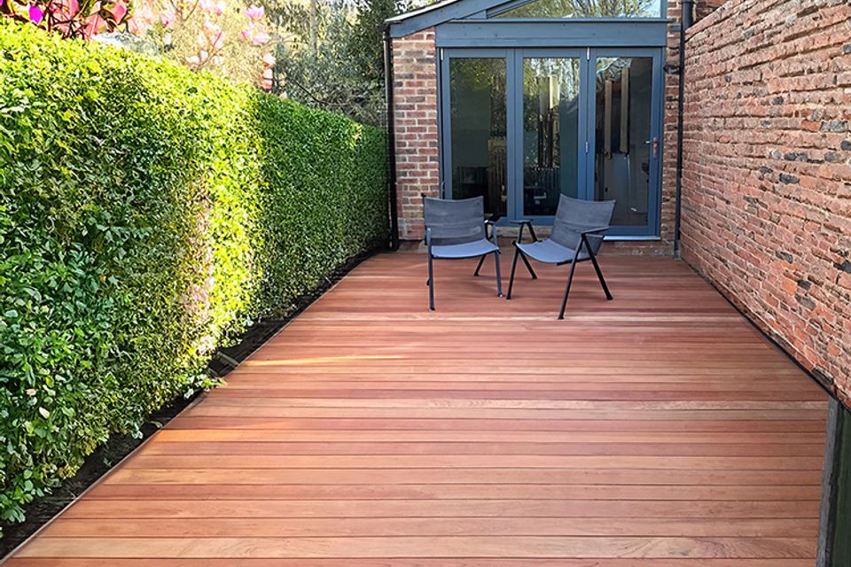 Jatoba decking photo