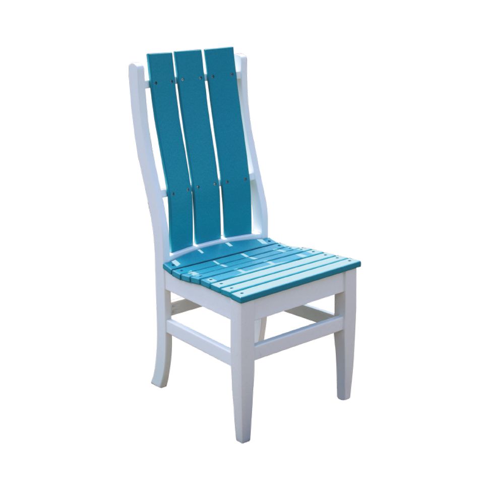 Or shaker blue side chair