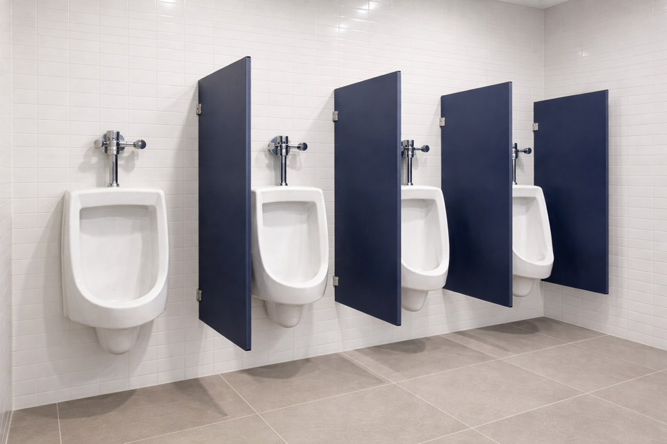 Urinal Partition Installation