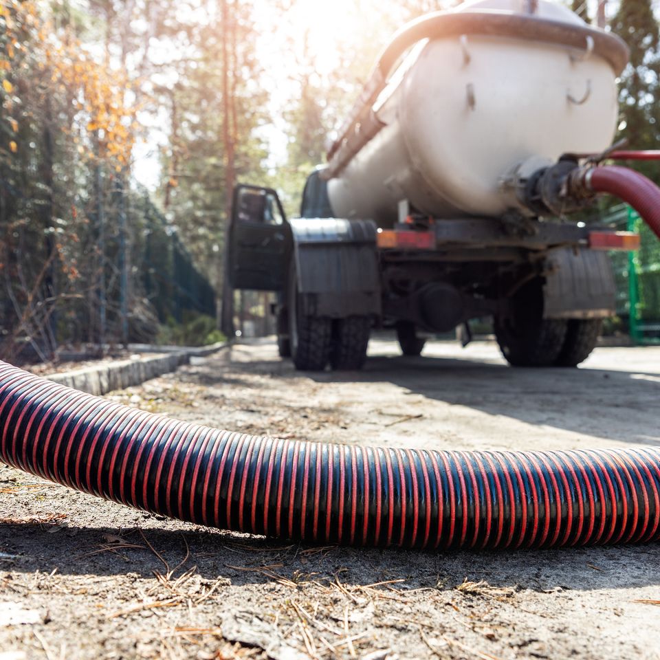 Septic tank pumping
