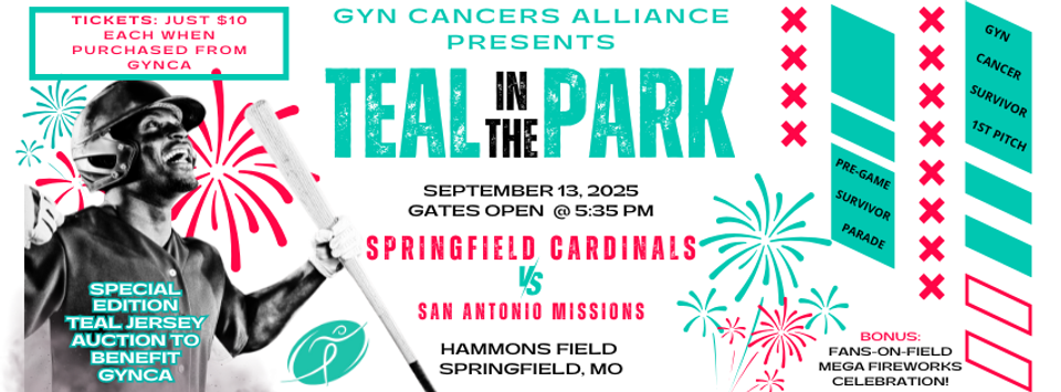 Teal in the park baseball flyer (instagram post (square)) (facebook event cover) (8.5 x 11 in) (1200 x 465 px) (facebook cover)