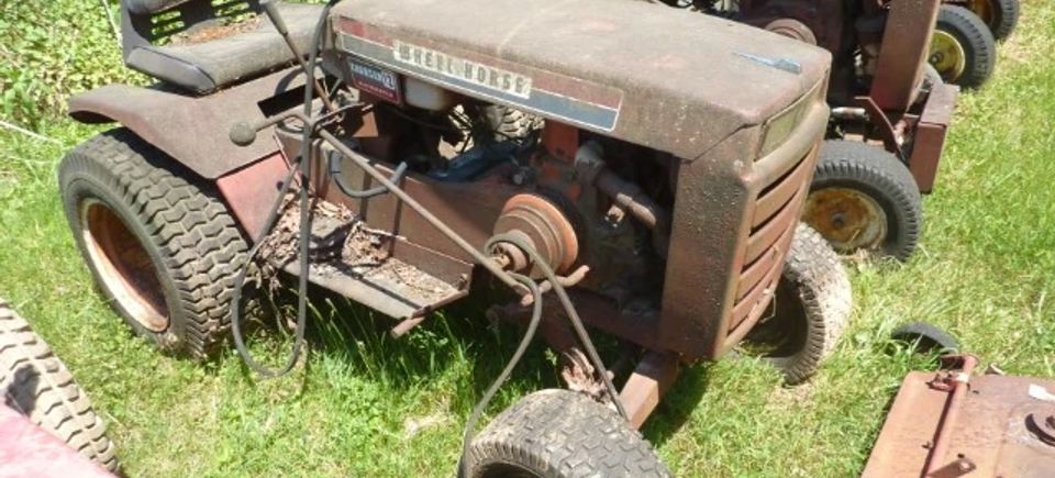 Antique lawn mower up for auction at Kauffman Bros. Auctions