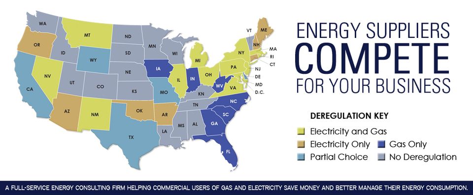 Suppliers complete deregulation map