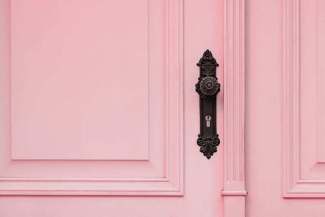 Hd wallpaper door handle lock pink
