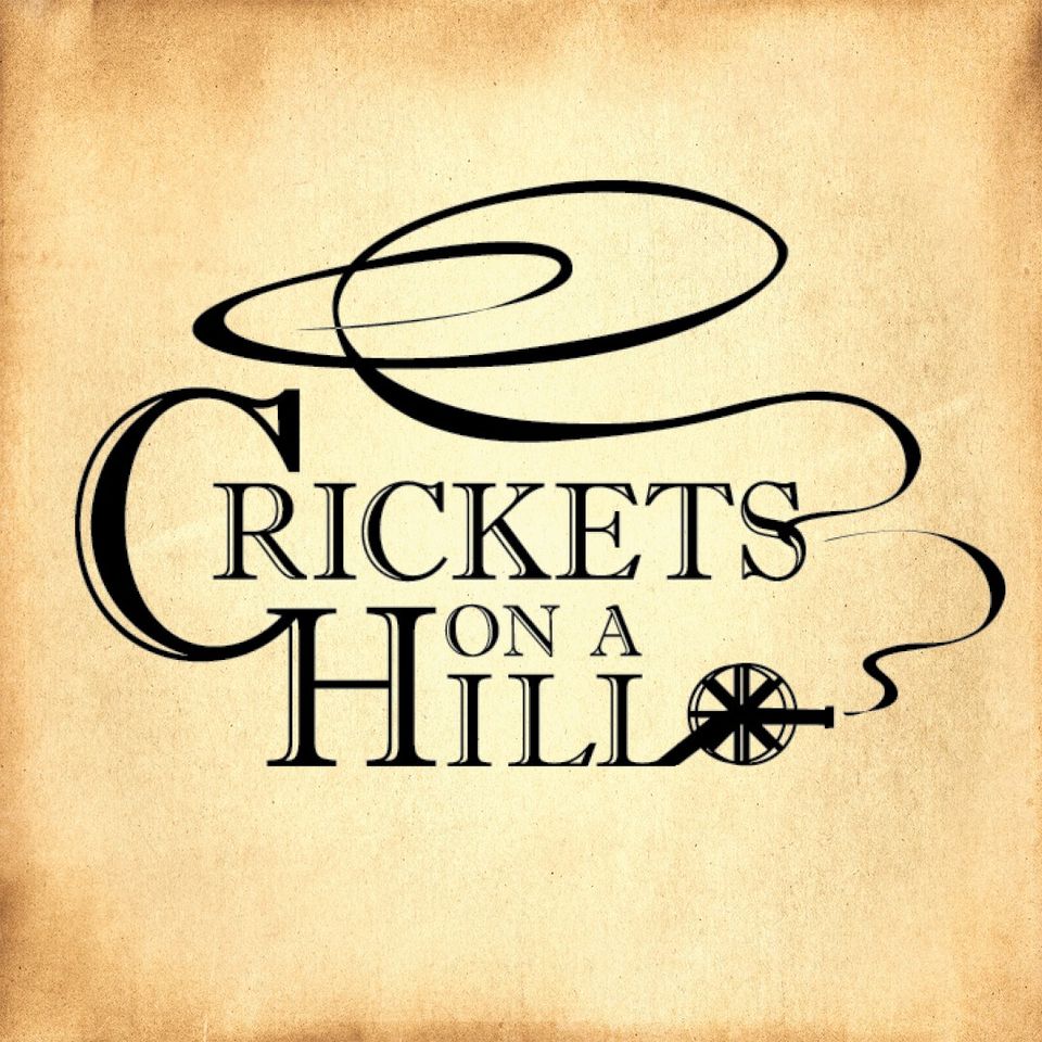 Crickets on a hill logo social