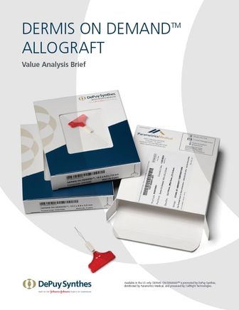 Dermis on demand allograft value analysis brief pdf 1