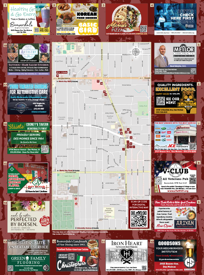 Beaverdale map 2025 web 2