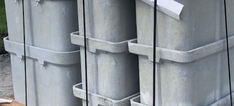 tricast polymer plates, precast concrete, drainage frames and grates