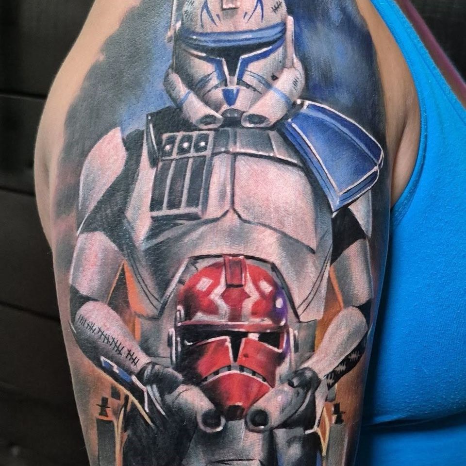 Velvet razor tattoo star wars