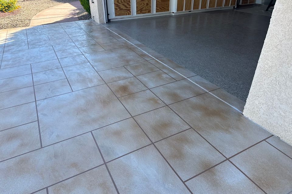 Concrete driveway repairs