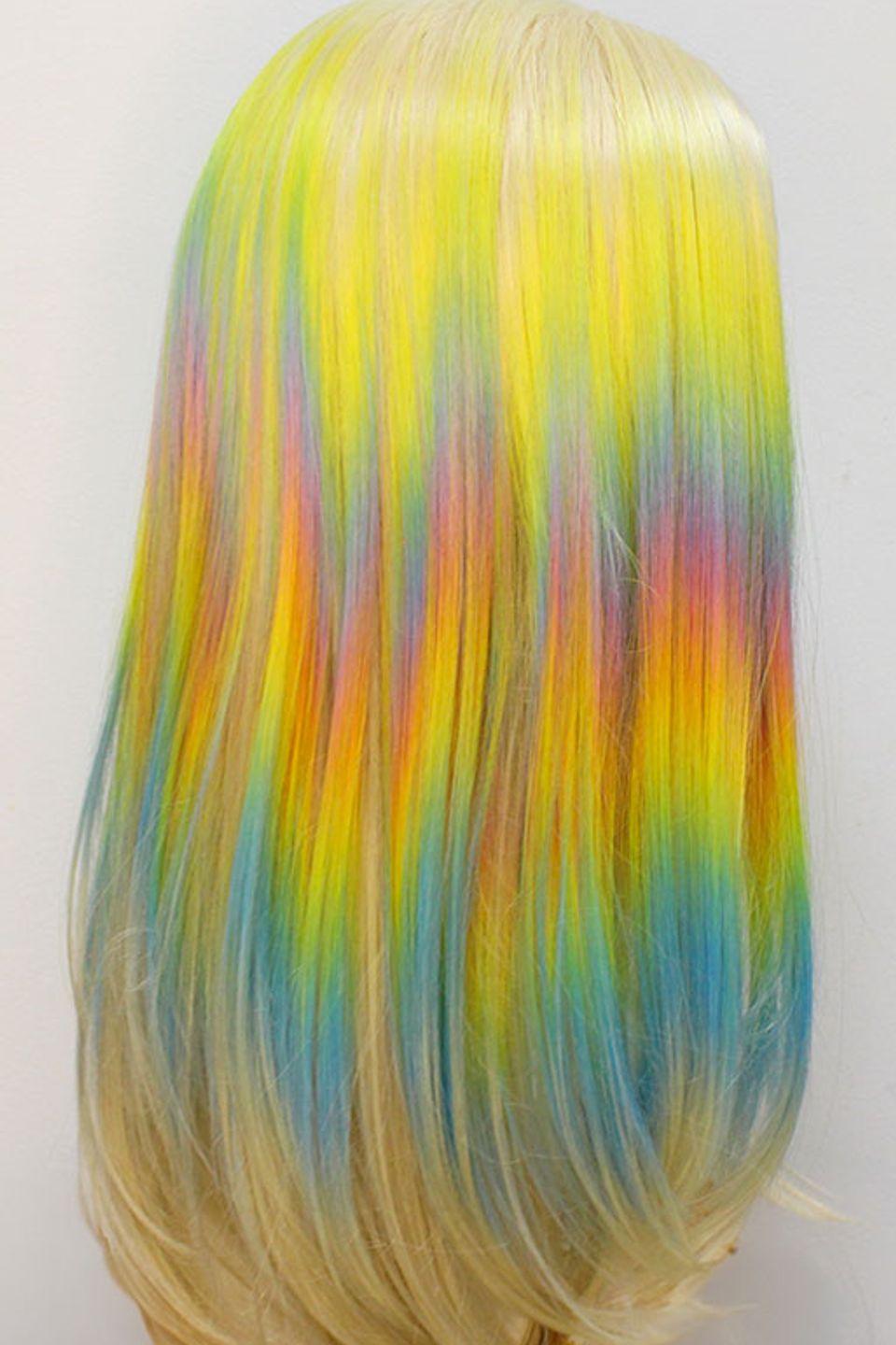 Blonde rainbow long 4