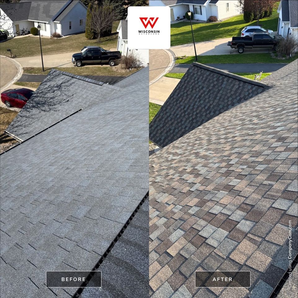 Roof replacment contractor oshkosh wi roofing contractor gaf timberline hdz shingles