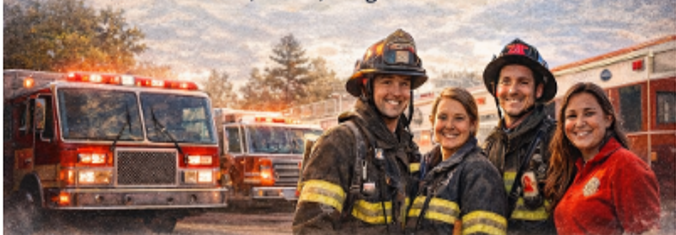 Fire department hero