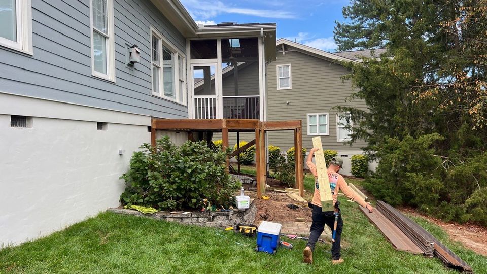 deck repair company north carolina nc, ers construction deck repair, deck repair company raleigh wake forest rolesville knightdale