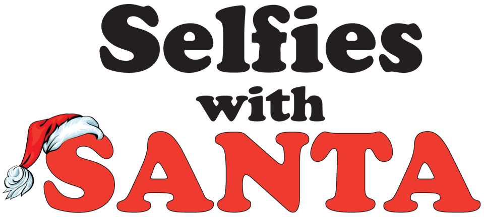 Selfies with santa logo