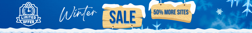 Siteswan winter sale email image (1500 × 200 px)
