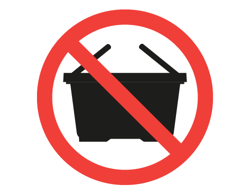 Prohibited items coolers