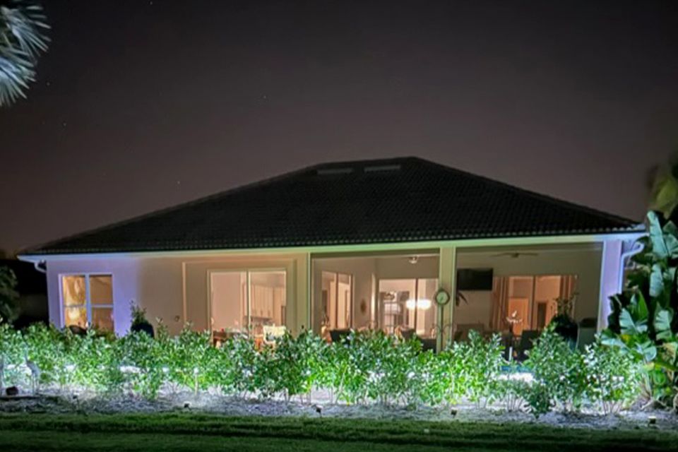 Garrett van horn new contruction night time house