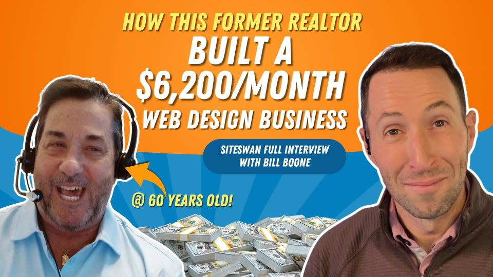 How This Former Realtor Built a $6,200/Month Web Design Business at 60 Years Old