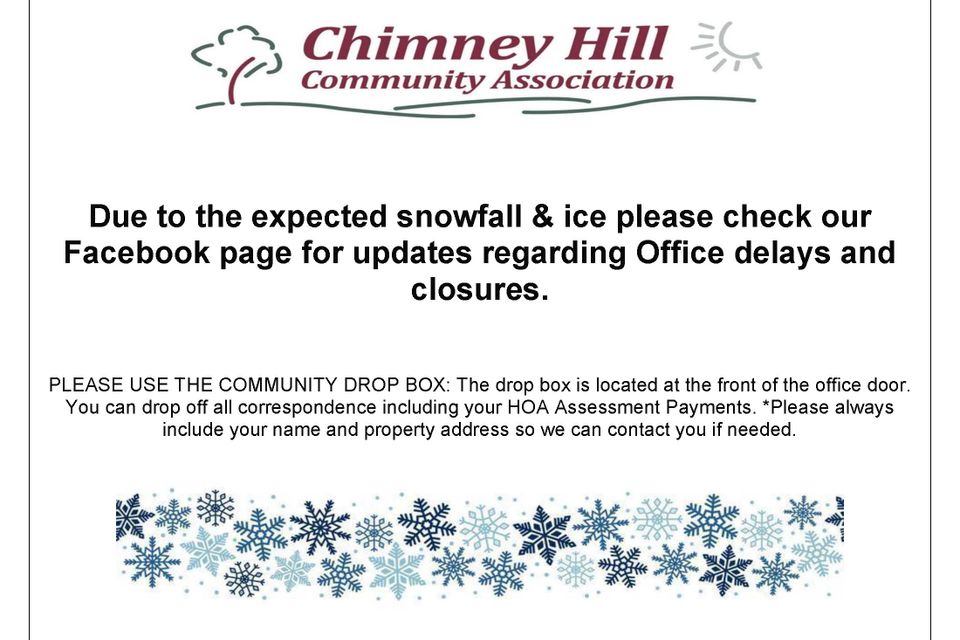 Winter storm notice