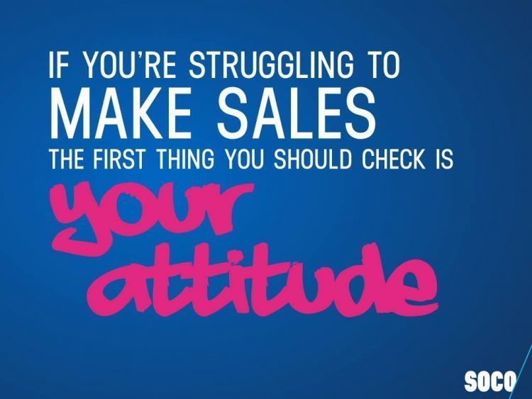 Motivational sales quote 750x563