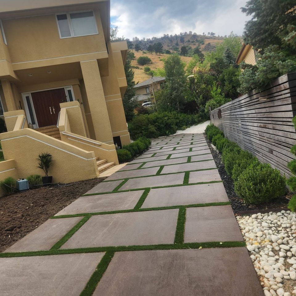Custom sidewalk