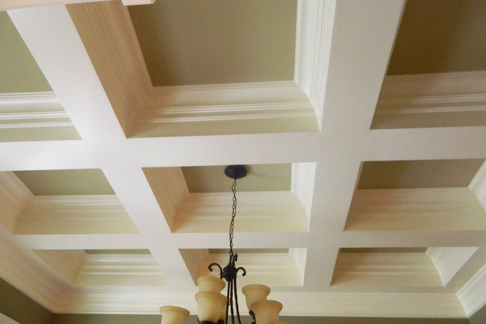 Coffered ceiling detail