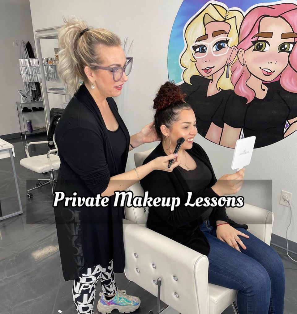 Private makeup lesson