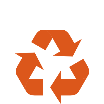 Recycle green orange