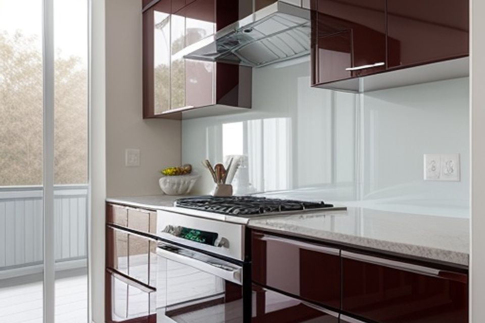 Delgado's Quality Painting Services: High-gloss lacquer finishes for luxurious walls and cabinetry.