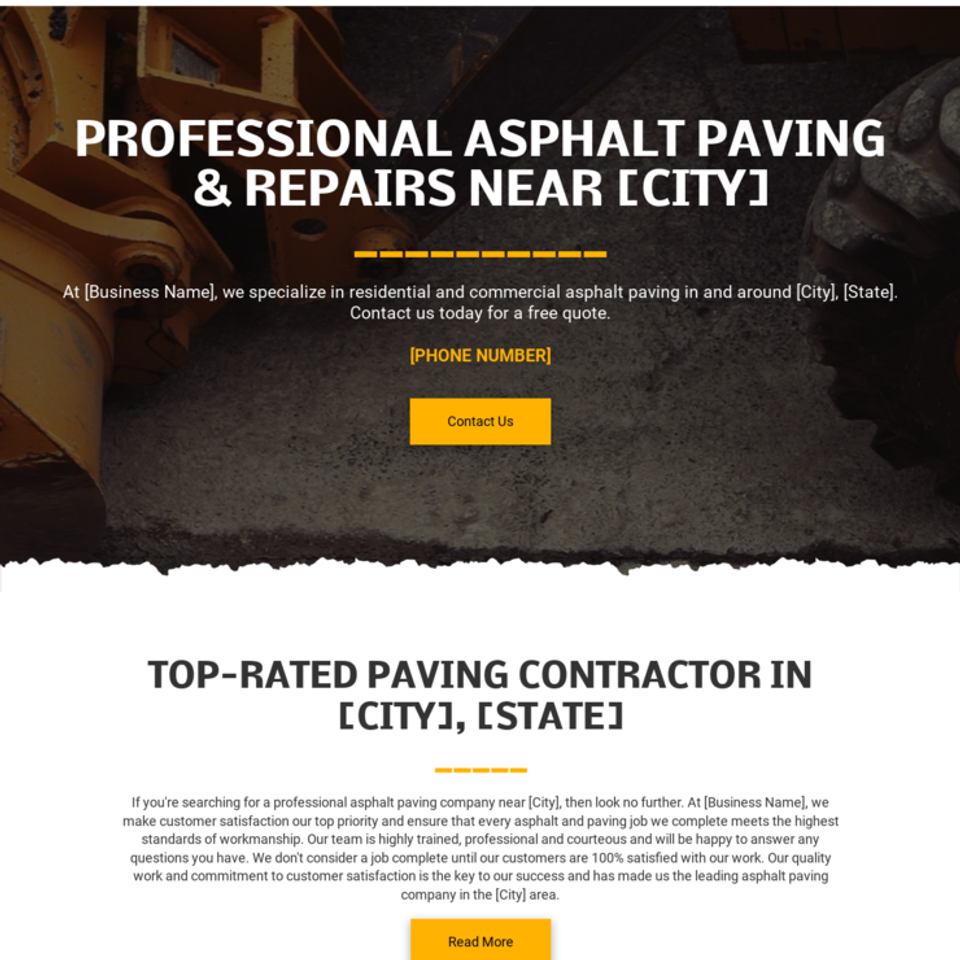 Asphalt paving