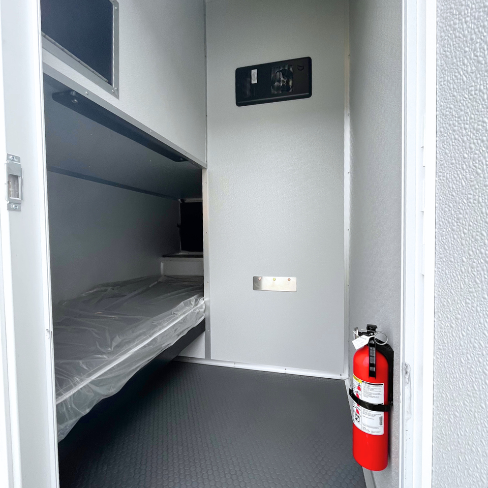bunk trailer interior
