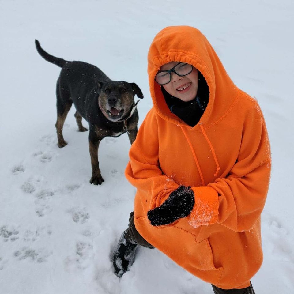 Landon and taz   photo by angela hamby