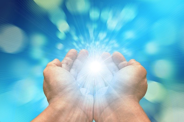 Hands for energy healing image