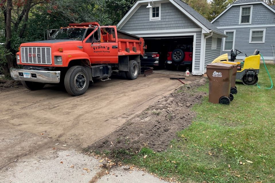 Driveway 5 before