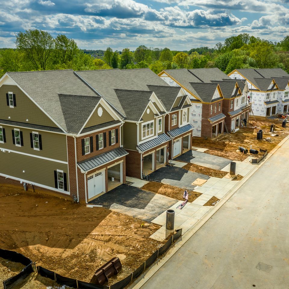 Residential housing development in progress by Q-Rock Builders in Sullivan County, NY.