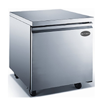 Commercial Restaurant Under Counter Counter Top Work Top Cooler Refrigerator or Freezer with 1 Stainless Steel Door