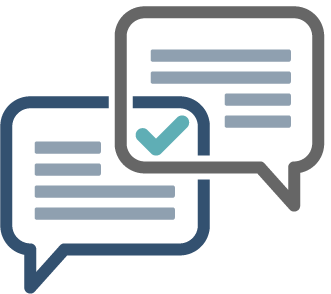 Icon communication and review