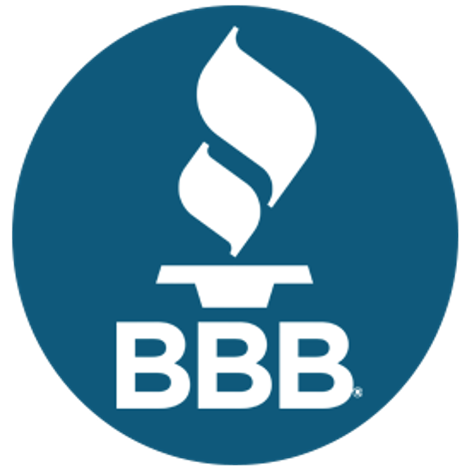 Blue white bbb logo