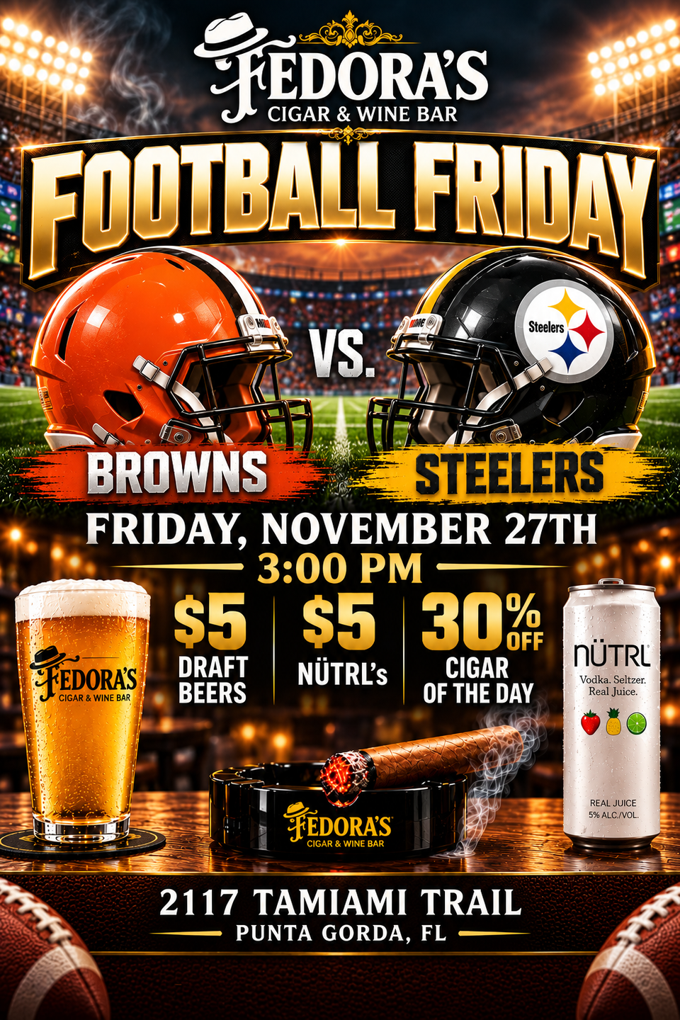 Football friday  browns vs. steelers