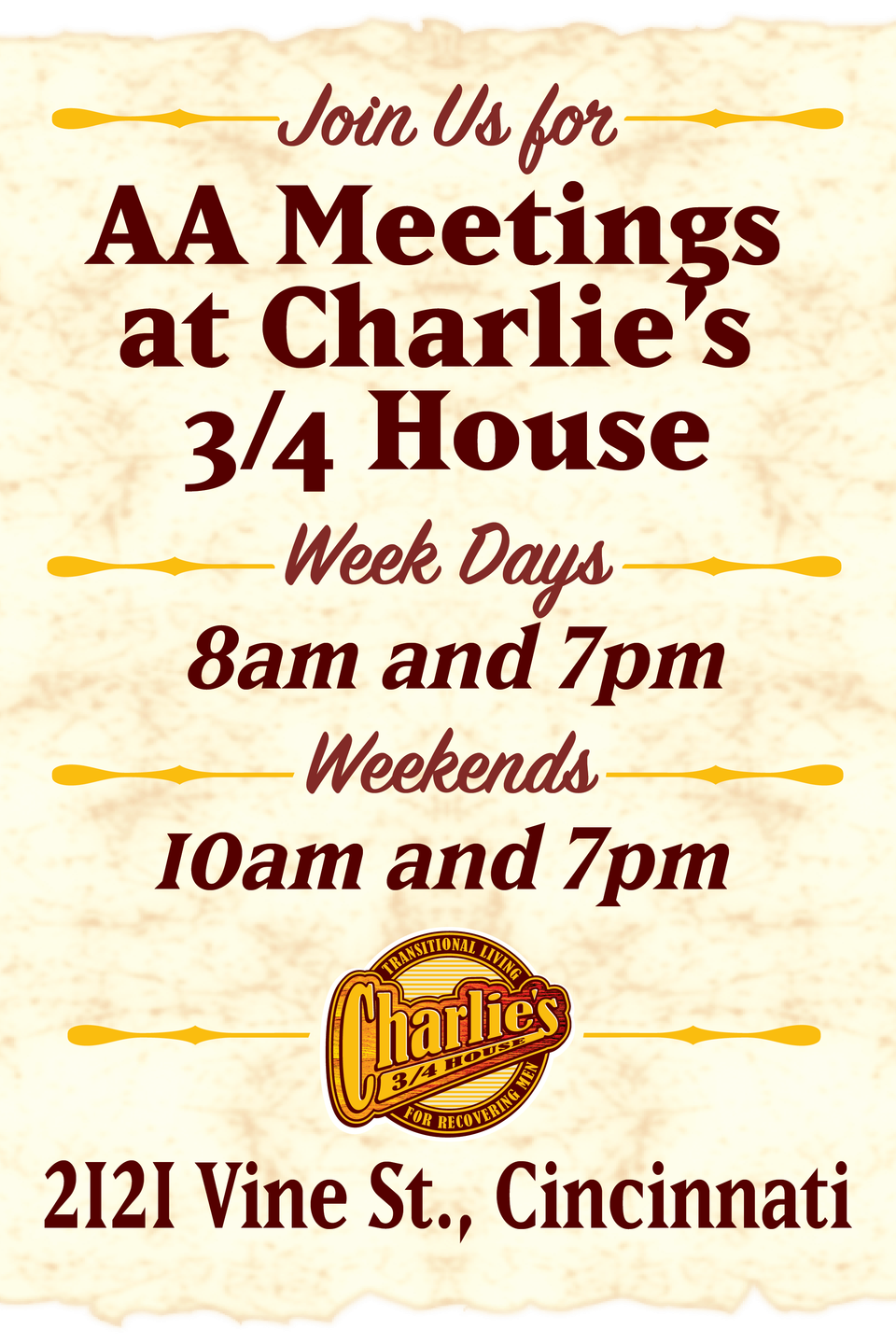 Charlie flyer 26