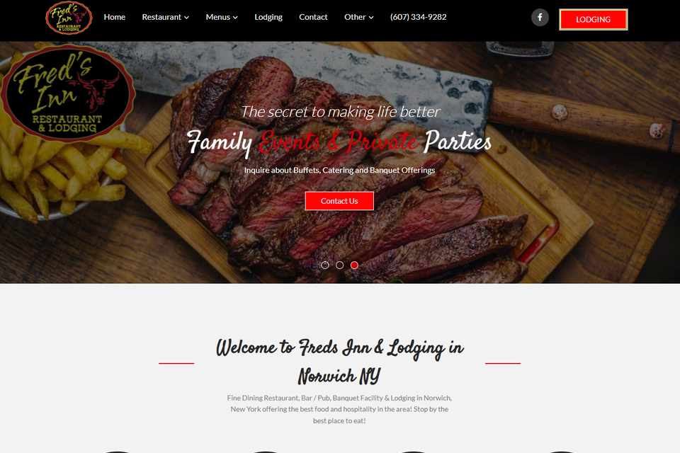 Freds inn homepage