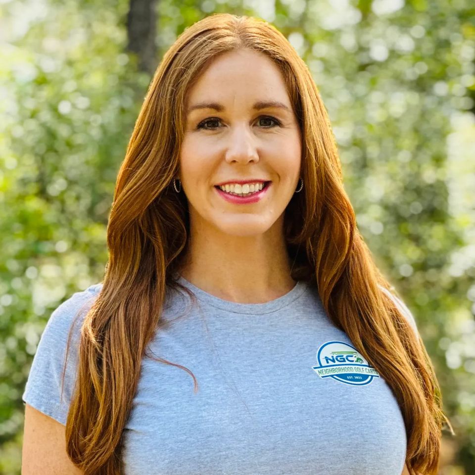 Christine – co-owner and office coordinator at Neighborhood Golf Carts in Madisonville, LA