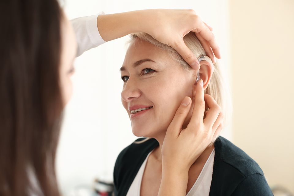 Female hearing patient   audiology   about us