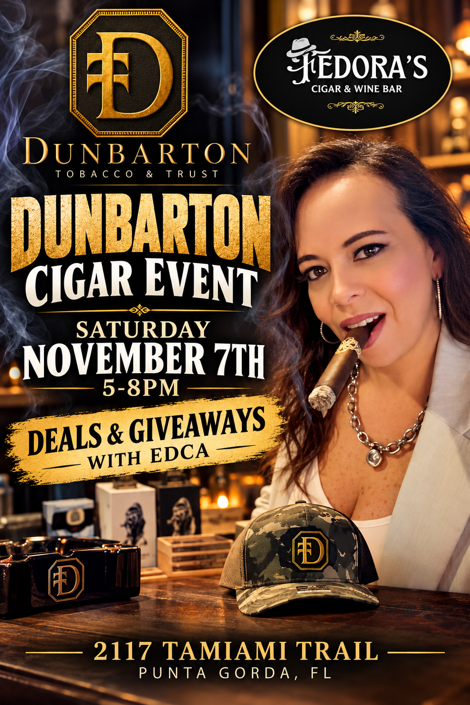 Dunbarton cigar event 11.7.26