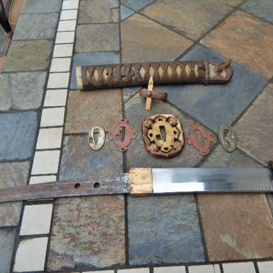 Japanese officer's wwii katana sword scb. signed files320170912 22493 195gujd