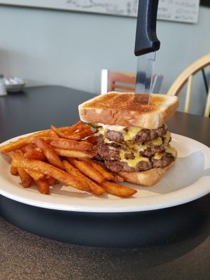 Triple bypass burger
