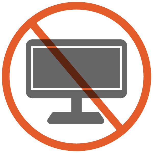 Cannot icons tv monitors