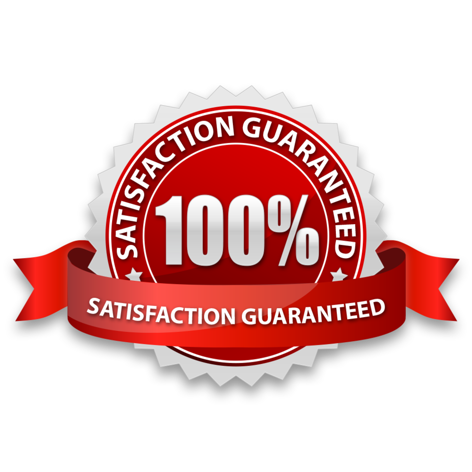 100 percent satisfaction guarantee 960x960